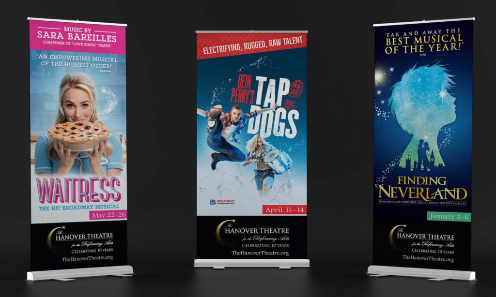 Hanover Theatre banners 2018