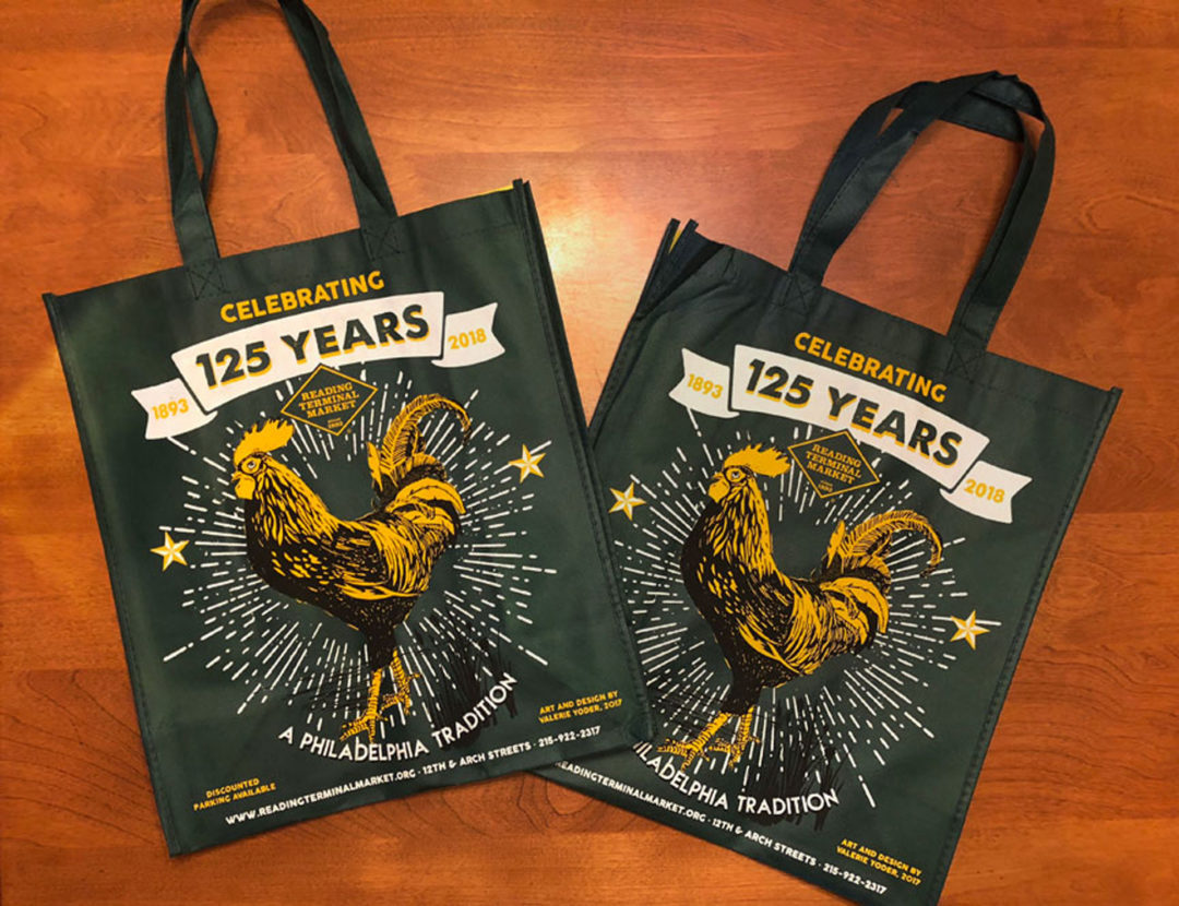 Reading Terminal Market 125th Anniversary Commemorative Shopping Bags