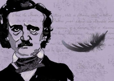 Edgar Allen Poe Illustration